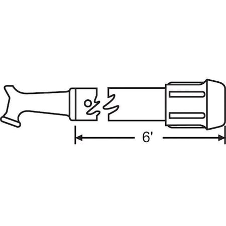 Strybuc 6ft Pole Assembly With Hook 900-16842-6